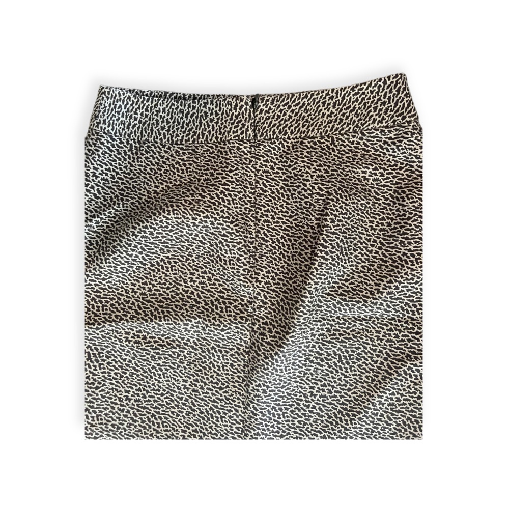 Ann taylor loft skirt silk blend  size O Petite XS animal print business attire - Picture 4 of 8